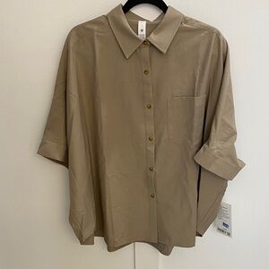 Lululemon LuluLinen Relaxed Button Up - NWT